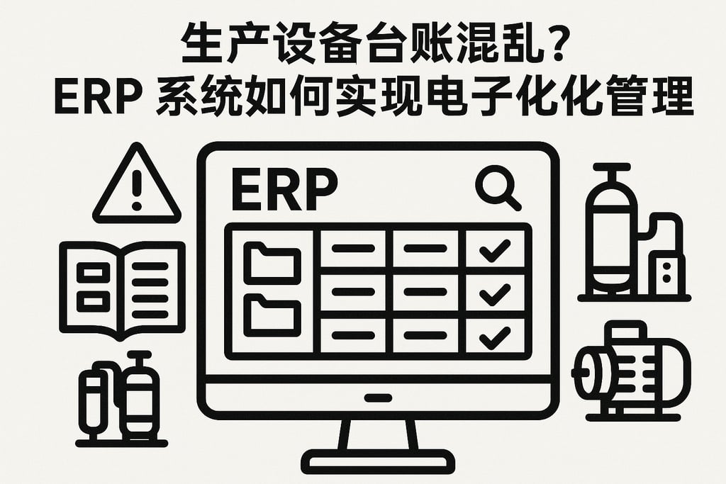 生产设备台账混乱？ERP 系统如何实现电子化管理与查询